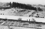 View of the Mauthausen concentration camp after liberation.