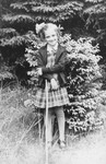 Portrait of a German Jewish refugee girl who was taken to Scotland on a Kindertransport.