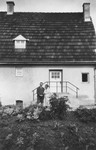 Heinrich and Margarete Himmler stand outside their home in Waldtrudering, Germany.