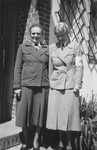 Margarete Himmler (left) poses with a colleague in the German Red Cross.