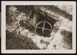 A vent that was installed in a bunker that served as a hiding place for Dutch Jews in the Eibergen region in 1942-1943.