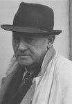 Portrait of Hungarian Jewish photographer Paul Veres.