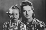Portrait of Stefania Podgorska and her younger sister Helena.