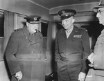 Prime Minister Winston Churchill and General Dwight D.