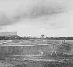 View of the site of mass graves in Bergen-Belsen.