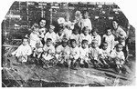 Children in a  kindergarten outside of Moscow where the Rendler family had fled at the start of World War II.