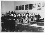 Class of the Hebrew Gymnasium in either Vilna or Grodno.