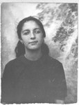 Portrait of Ester Nachmias, daughter of Isak Nachmias.