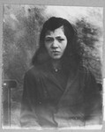 Portrait of Djamila Ovadia, daughter of Menachem Ovadia.