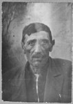 Portrait of Bohor Ovadia.  He was a butcher.  He lived at Putnika 141 in Bitola.