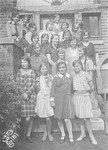 The donor, Ilse Dahl poses with her classmates in Geilenkirchen, Germany.