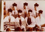 Group portrait of the members of the Vilna Hazzanim (cantors) Quartet, which continued to be known as such even after it expanded.