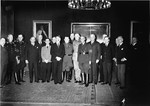 Adolf Hitler poses with members of his new government soon after his appointment as Chancellor.