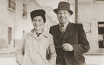 An Austrian refugee couple in La Paz, Bolivia.  

Pictured are Alexander Reitzer and his wife, friends of the Spitzers.