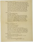 Page 4 of a list of the defendants with brief resumes which was part of a mimeographed program to the International Military Tribunal at Nuremberg for November 20, 1945.