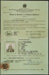 A document issued by the Director General of Immigration in the Dominican Republic granting permission to Albert Nussbaum to the enter the country.
