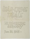 Mimeographed program to the International Military Tribunal at Nuremberg for November 20, 1945.