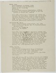 Page 2 of a list of the defendants with brief resumes which was part of a mimeographed program to the International Military Tribunal at Nuremberg for November 20, 1945.