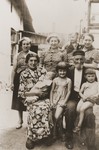 Group portrait of the extended Broda family in Zarki.