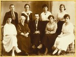 Group portrait of teachers and educators in Vilna.