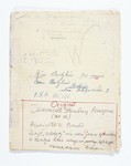 A page from a diary written by Stanislawa Roztropowicz that includes entries about Sabina Kagan, a Jewish child who was rescued by Stanislawa's parents.