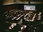 The presentation of evidence about defendant Ernst Kaltenbrunner at the International Military Tribunal trial of war criminals at Nuremberg.