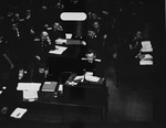 Soviet prosecutor Col. Leo N. Smirnov speaks at the International Military Tribunal trial of war criminals at Nuremberg.