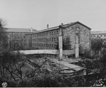 View of the Nuremberg prison, where the defendants were confined during the International Military Tribunal trial of war criminals.