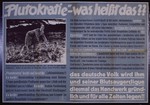 Nazi propaganda poster entitled, "'Plutokratie' - was heibt das?"issued by the "Parole der Woche," a wall newspaper (Wandzeitung) published by the National Socialist Party propaganda office in Munich.