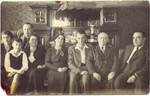 Portrait of the extended Gruenthal family at home.