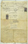 Affidavit in lieu of passport issued to Jewish refugee Salomon Schachter by Hiram Bingham, Vice Consul at the US consulate in Marseilles.