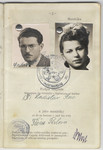 Passport issued to Flora and Ladislaw Perl prior to their immigration to the United States.