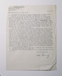 Letter from Mrs. Arnold Schelansky, former MS St.