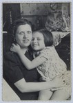 Portrait of Brandla Flamberg and her daughter, Fella, in Brussels.