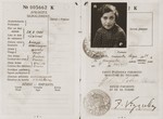 Latvian passport belonging to Gitta Schadur, the donor's aunt, who emigrated to Germany in 1931.