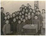 Polish refugee children from an orphanage in Uzbekistan broadcast songs in a radio station in Andizhan.