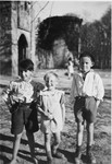 Three boys at the Chateau La Hille.

Pictured are Jojo, Lucette and Roland.