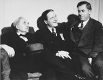 Henry Wallace meets with Rabbi Stephen Wise and George Norris.