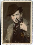 Portrait of a Jewish youth in the Bedzin ghetto.

Pictured is Abram Szyjewicz.
