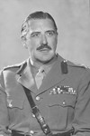 Brigader General Glyn Hughes, one of the liberators of Bergen-Belsen.
