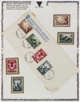 A special issue of Serbian stamps bearing anti-Semitic and anti-Masonic themes dating from the German occupation.
