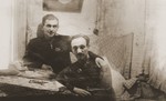 Two members of the Jewish General Fighting Organization in the Kovno ghetto.