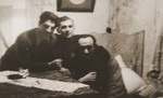 Three members of the Jewish General Fighting Organization in the Kovno ghetto.