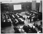 View of the courtroom during a session of the Doctors Trial.