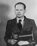 Defendant Martin Sandberger at the Einsatzgruppen Trial.