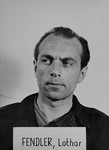 Defendant Lothar Fendler at the Einsatzgruppen Trial.