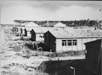 View of the Stutthof concentration camp after the liberation.