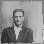 Portrait of Mati Sarfati, son of Mushon Sarfati.  He was a rag dealer.