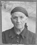 Portrait of Reina Russo (patronymic: Isak).  She lived on Banatska in Bitola.