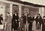 A theatrical troupe in performs in the Zeilsheim displaced persons' camp.